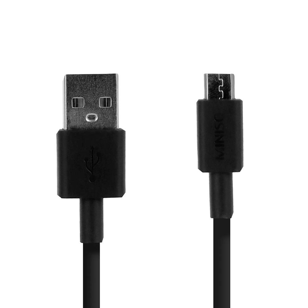 Miniso cable usb tipo c flexible negro (1 pieza)