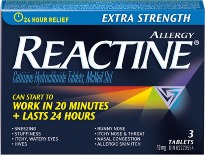 Reactine Tablets Extra Strength 3-Pack