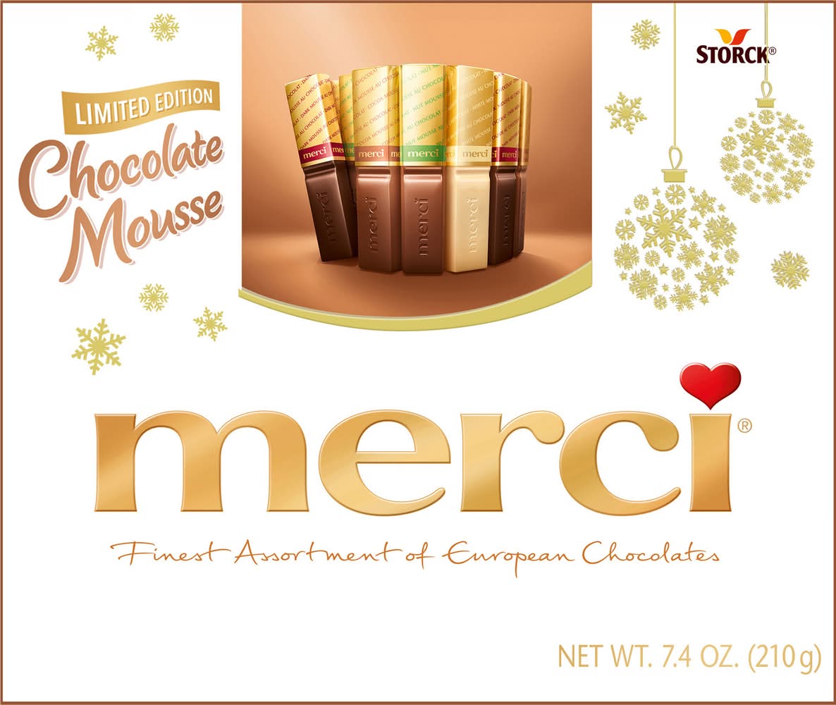 Merci European Chocolate Mousse Candy (7.4 oz)