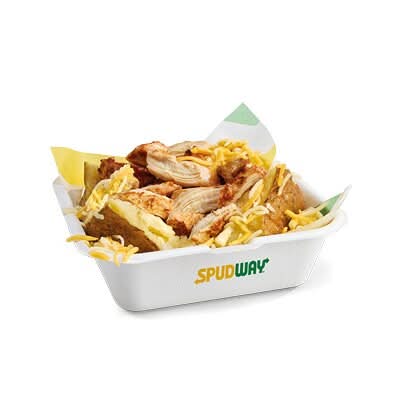 Rotisserie-Style Chicken & Cheese Jacket Potato
