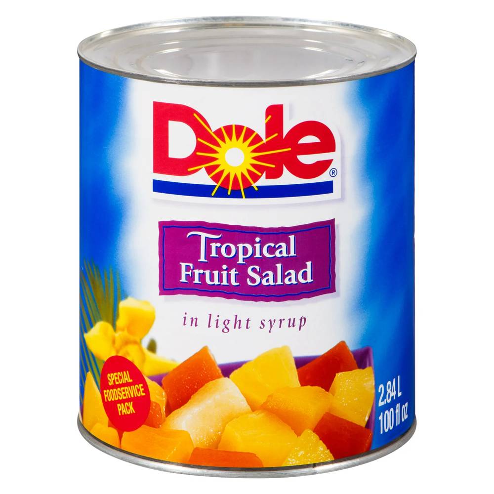 Dole Tropical Fruit Salad In Light Syrup, 2.84 L