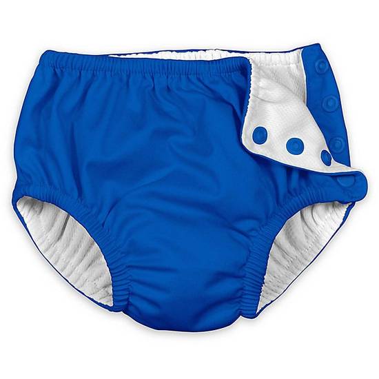 i play.® by green sprouts® Size 6M Snap Swim Diaper in Royal