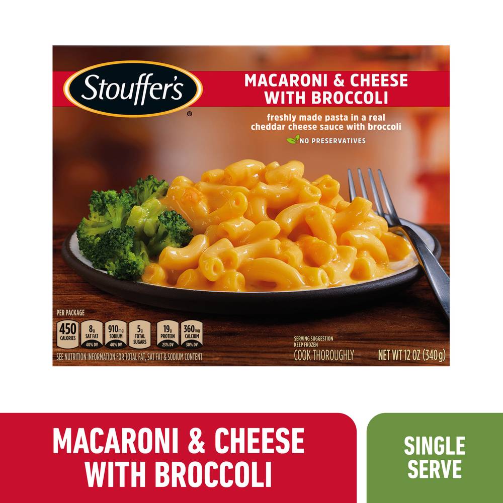 Stouffer's Macaroni and Cheese With Broccoli