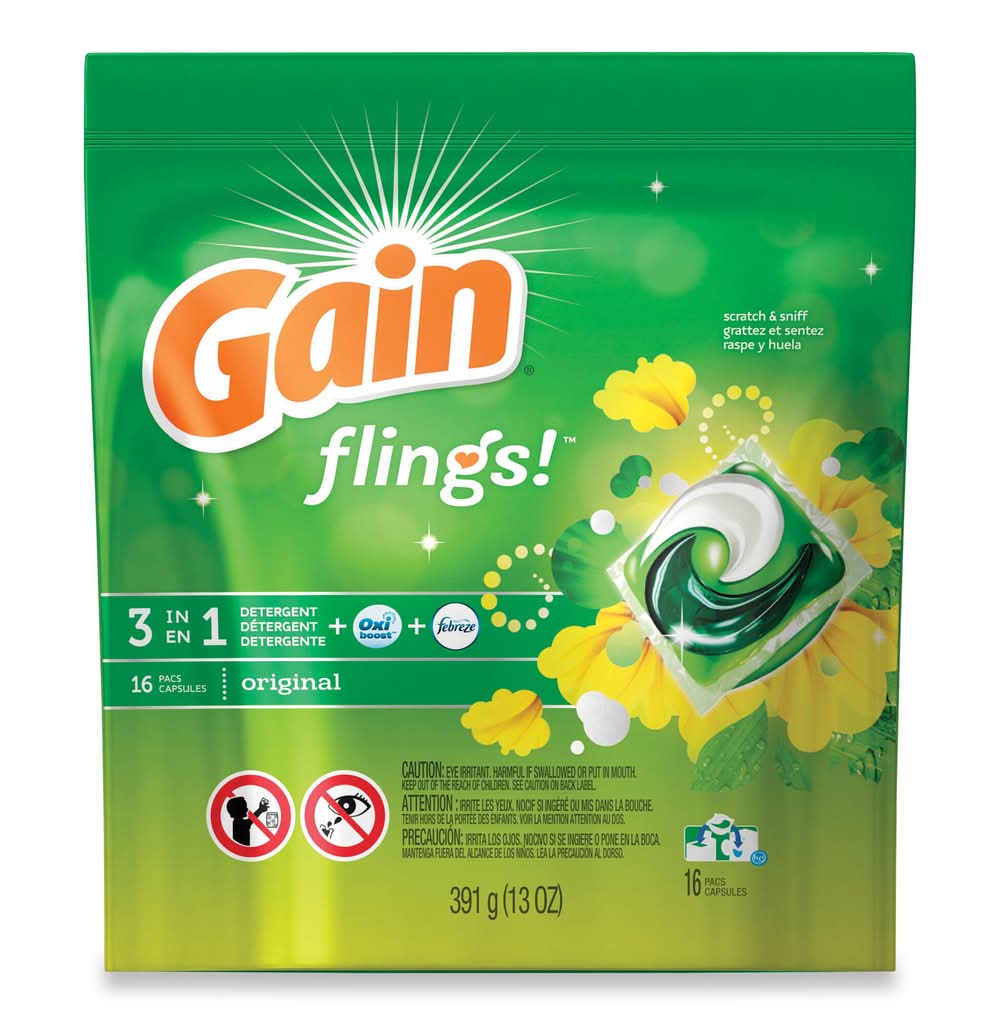 Gain Liquid Laundry Detergent Soap (340 g)