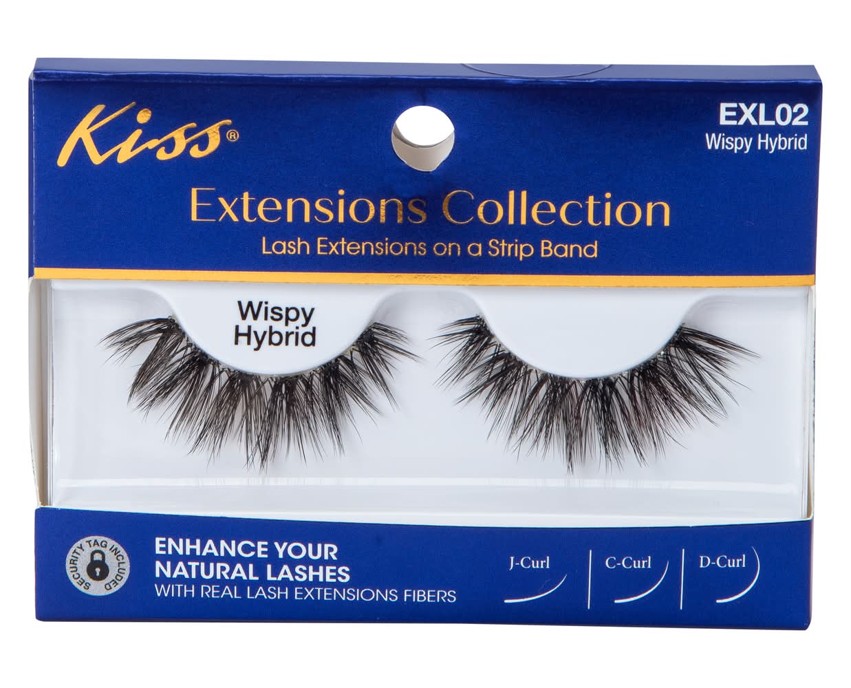 Kiss® Extensions Collection False Lashes Wispy Hybrid