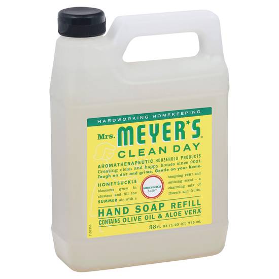 Mrs. Meyer's Clean Day Honeysuckle Scent Hand Soap Refill