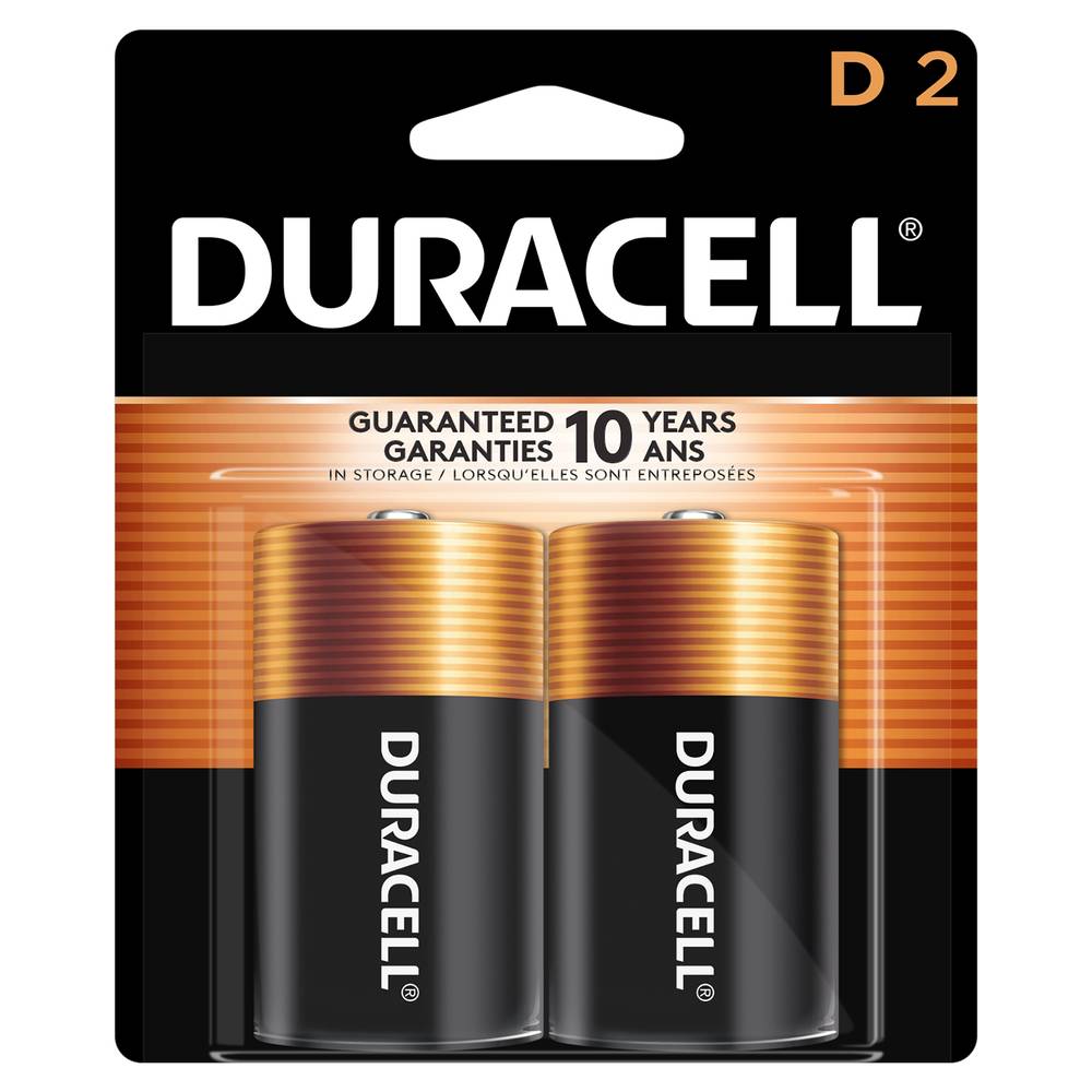 Duracell D2 Alkaline Batteries (2 ct)