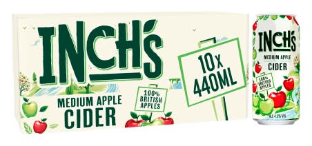 Inch's Apple, Medium Cider (10 x 440ml)