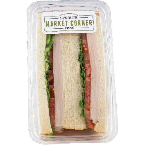 Turkey On White Bread Grab & Go Sandwich