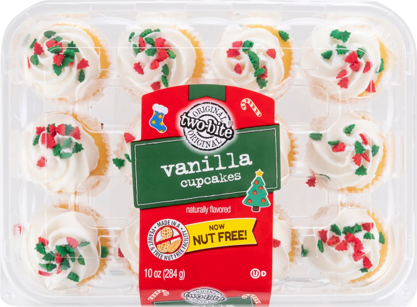 Two-Bite Nut Free Vanilla Cupcakes (10 oz)