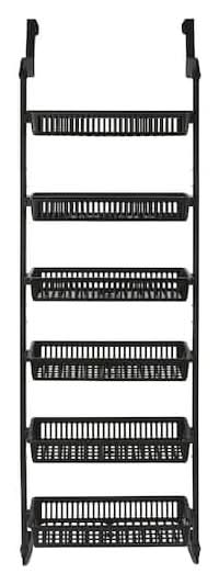 59" Plastic 6 Basket Over The Door Organizer By Simply Tidy