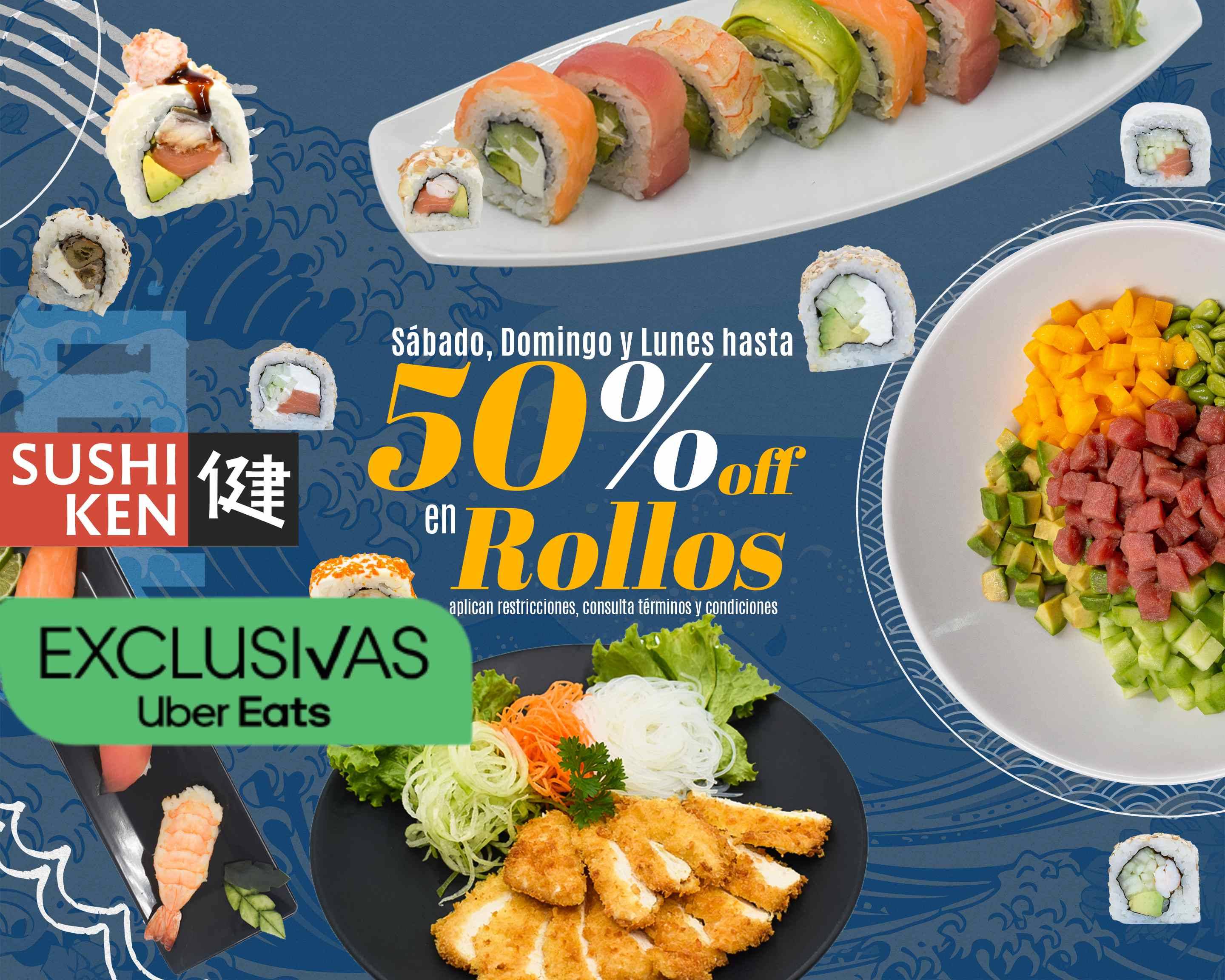 Sushi Ken (Palenque) Menú a Domicilio【Menú y Precios】Cancún | Uber Eats