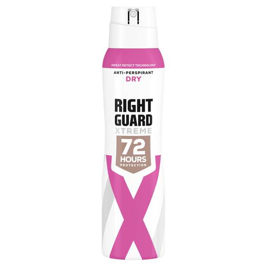 Right Guard Woman Xtreme, Anti-Perspirant Deodorant, Dry 150ml