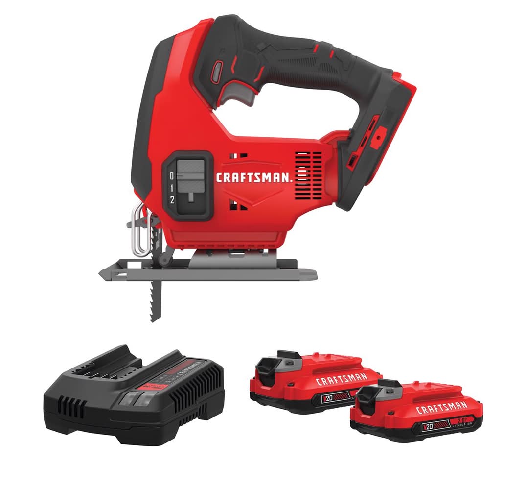 Craftsman Battery Starter Kit And Jig Saw Bundle