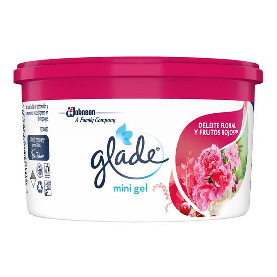 Glade aromatizante mini gel deleite floral (1 pieza)