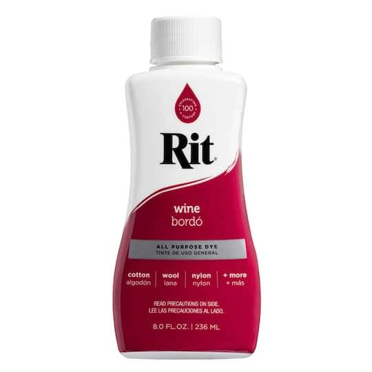 Rit All Purpose Liquid Dye, Wine (8 fl oz)