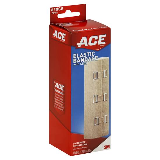 Ace Elastic Bandage With Clips