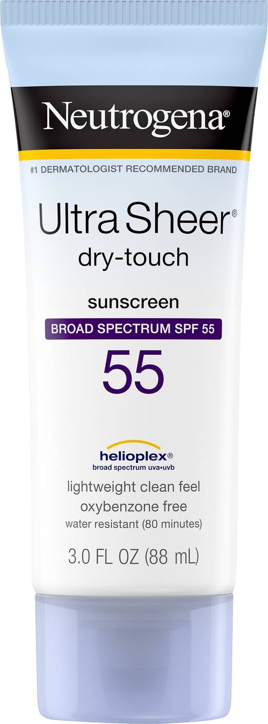 Neutrogena Ultra Sheer Spf 55 Dry-Touch Water Resist Sunscreen (3 fl oz)