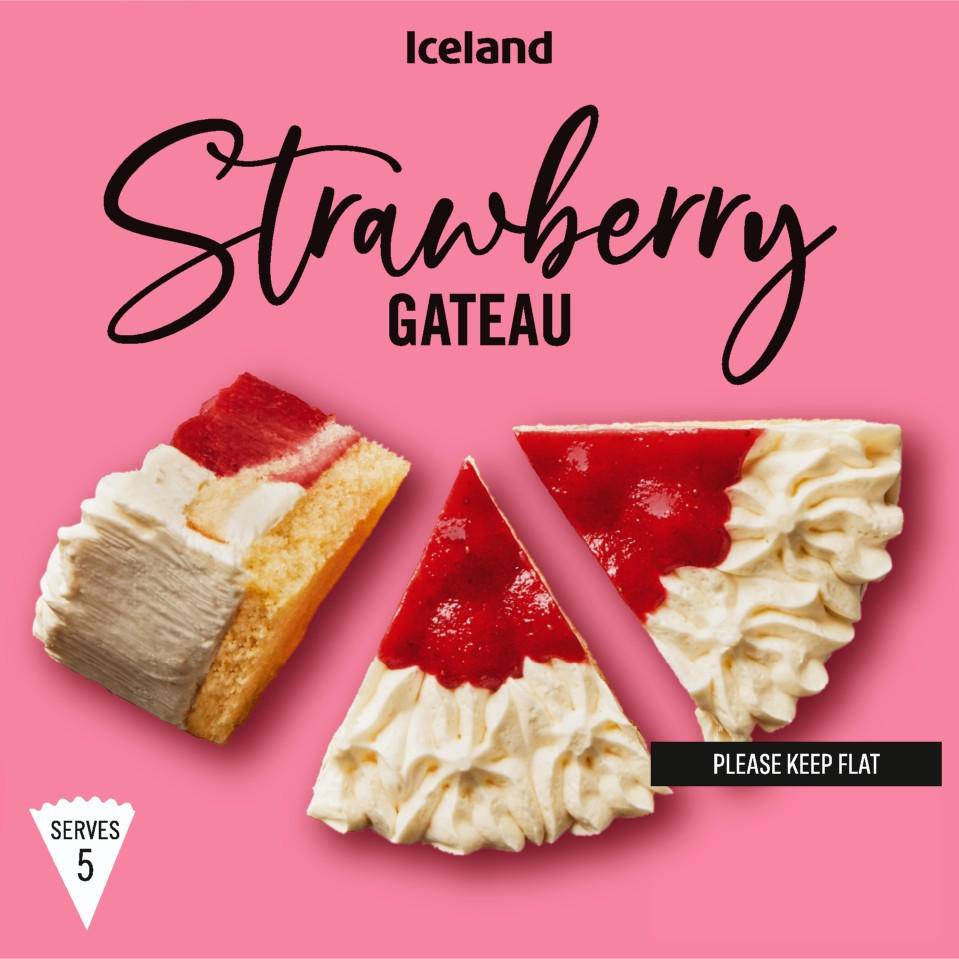 Iceland Strawberry Gateau