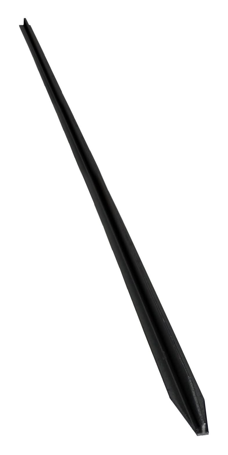 Saxon 110cm Black T Steel Fence Post