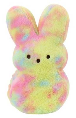 Peeps Easter Rabbit Plush Tie Dye, 17 in