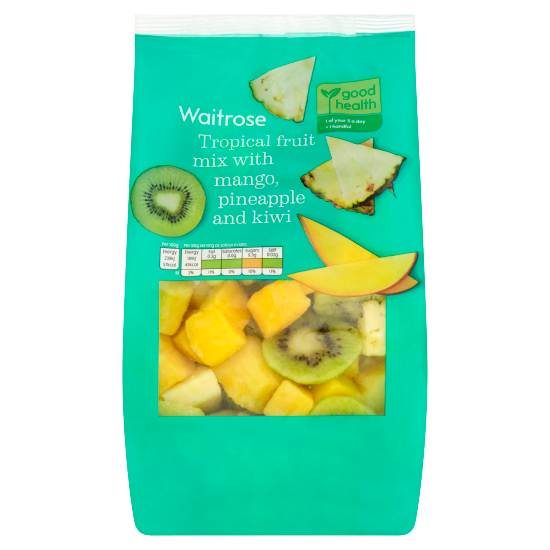 Waitrose Frozen Tropical Fruit Mix With Mango, Pineapple and Kiwi