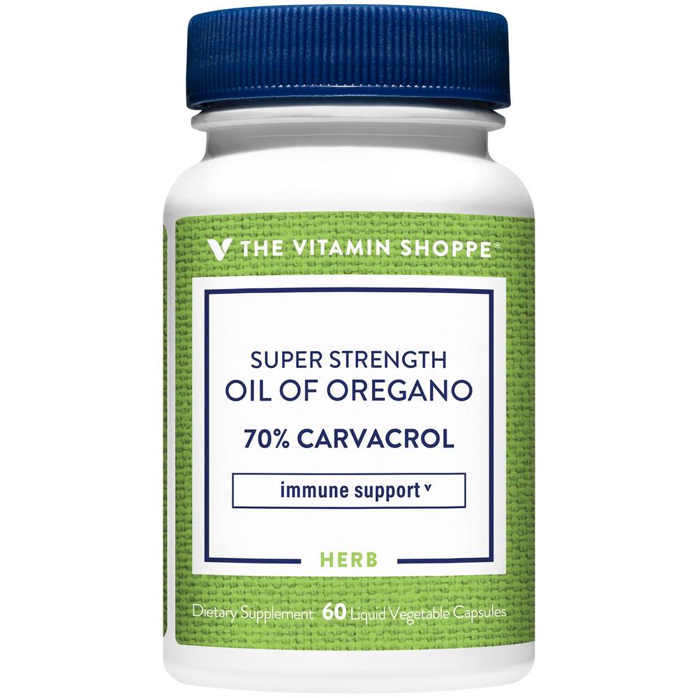 The Vitamin Shoppe Super Strength Oil Of Oregano Capsules