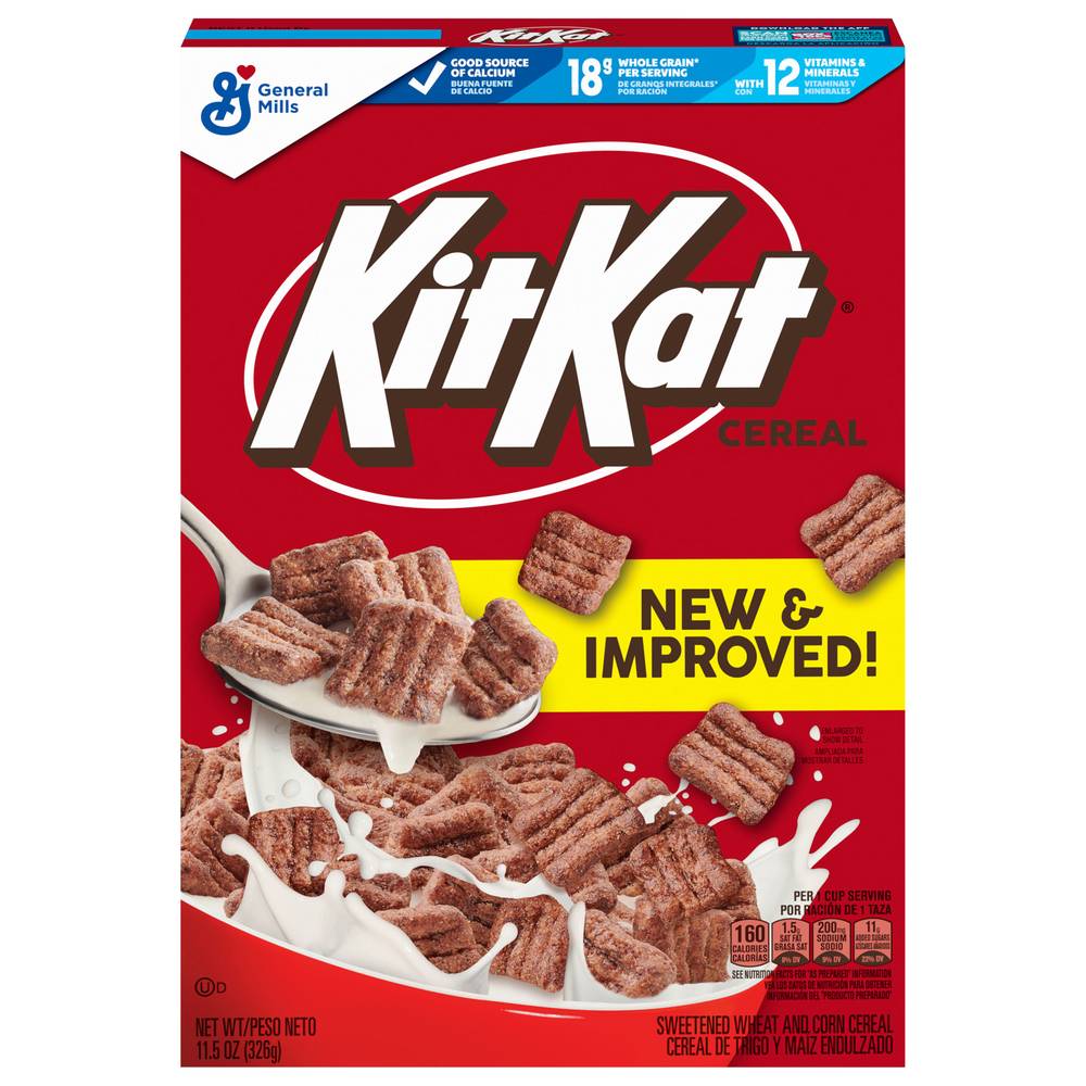 KitKat Breakfast Cereal Made With Whole Grain, Chocolate Cereal (11.5 oz)