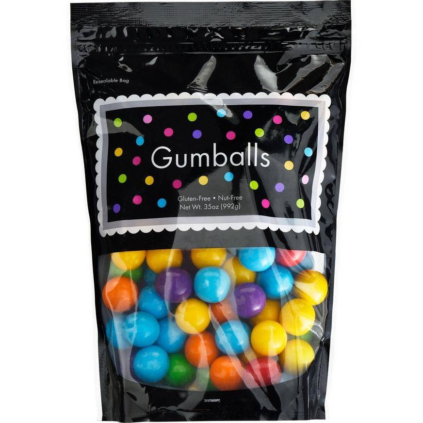 Rainbow Gumballs, 35oz - Assorted Flavors