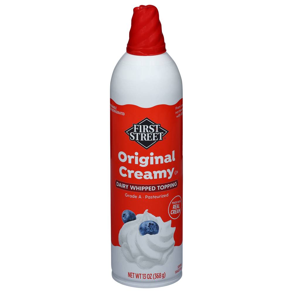 First Street Original Creamy Dairy Whipped Topping (13 oz)