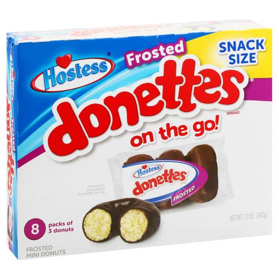 Hostess Snack Size Donettes Frosted Donuts (8 ct)