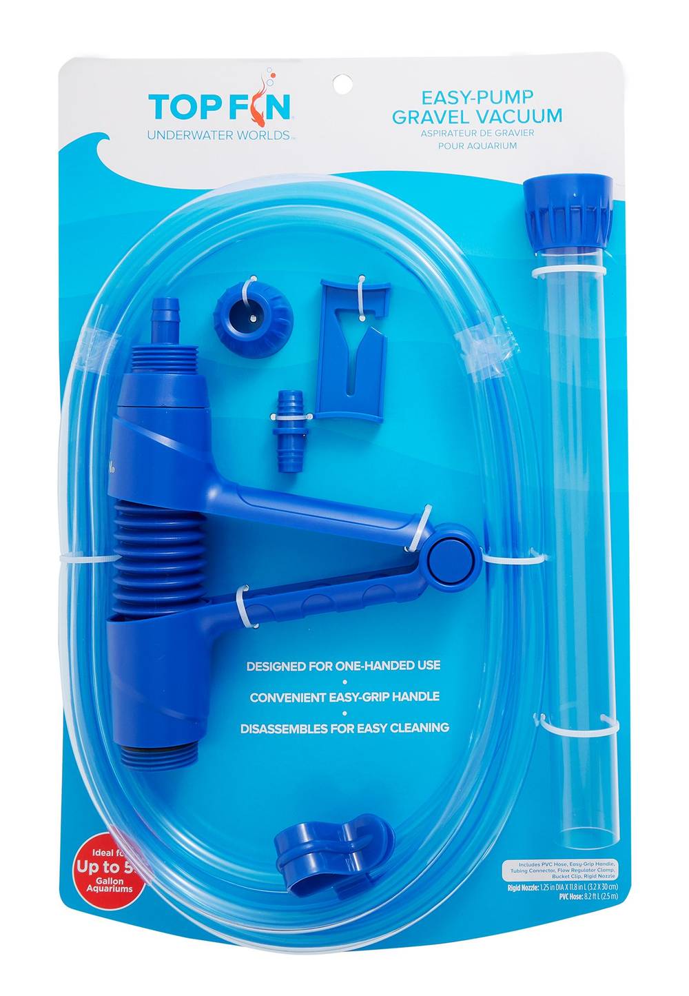 Top Fin Upgraded Easy Pump Gravel Vacuum