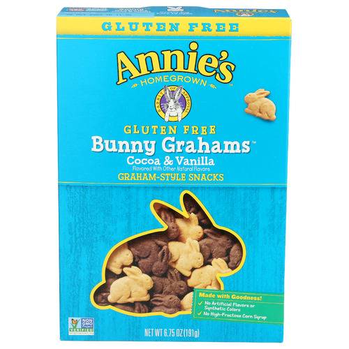 Annie's Homegrown Gluten Free Cocoa & Vanilla Bunny Cookies