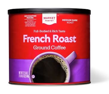 Market Pantry French Medium-Dark Roast Ground Coffee (22.6 oz)
