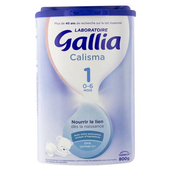 Gallia Calisma 1er Âge 0-6 Mois 800 g
