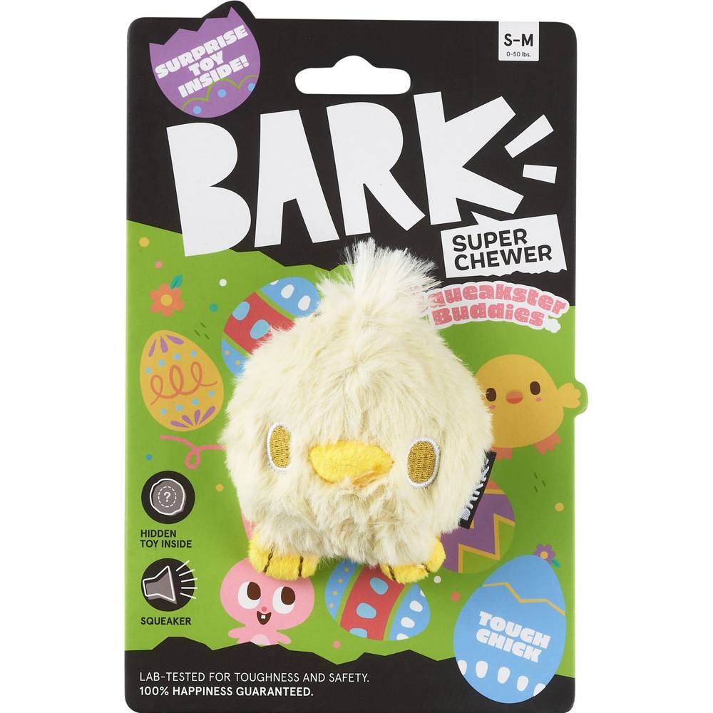 Bark Super Chewer Tough Chick Dog Toy