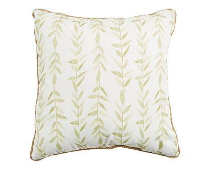 Leaf Vine Outdoor Throw Pillow