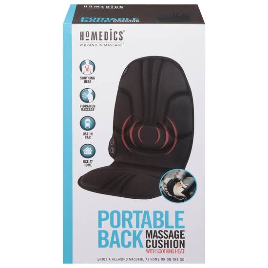 Homedics Portable Back Massage Cushion With Heat