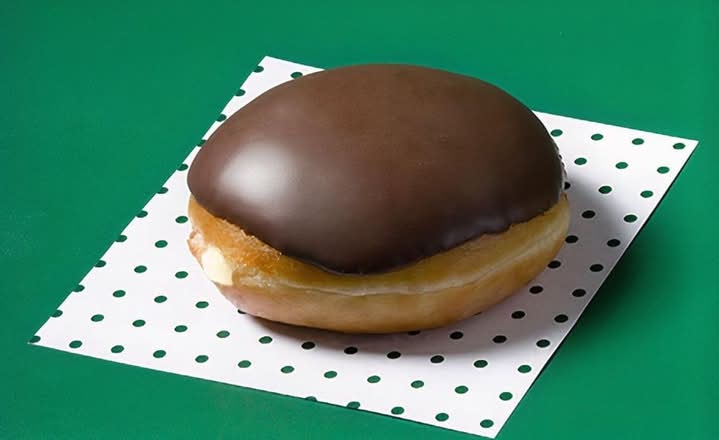 Choc Iced Custard Doughnut