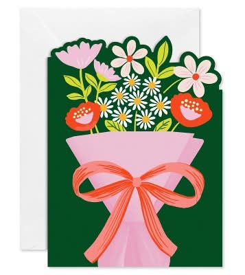 10ct Blank All Occasion Card Pack with Envelopes Floral Bouquet
