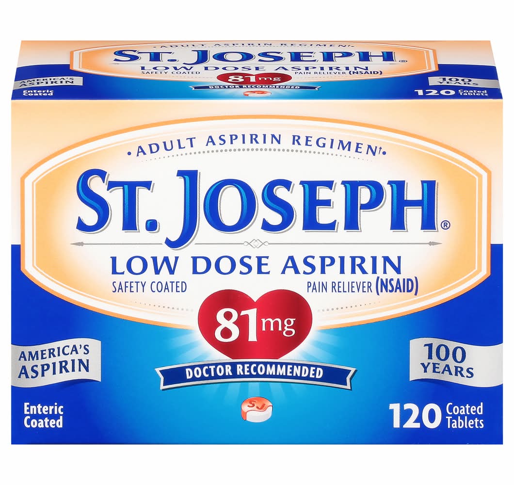 St. Joseph Low Dose Aspirin Tablets (1.6 oz)