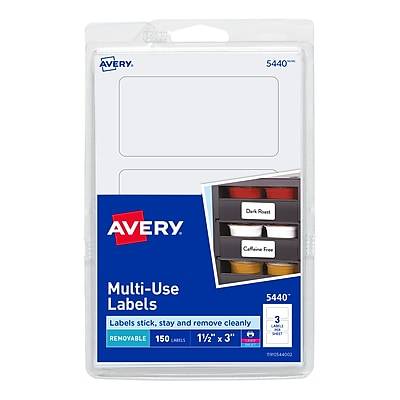 Avery Multi Use Labels (1-1/2 x 3")