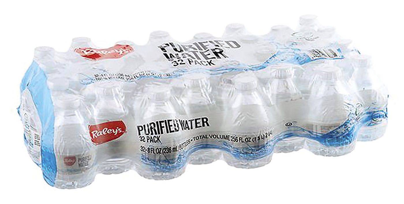Raley'S Purified Water, 32 Pack 32-8 Oz