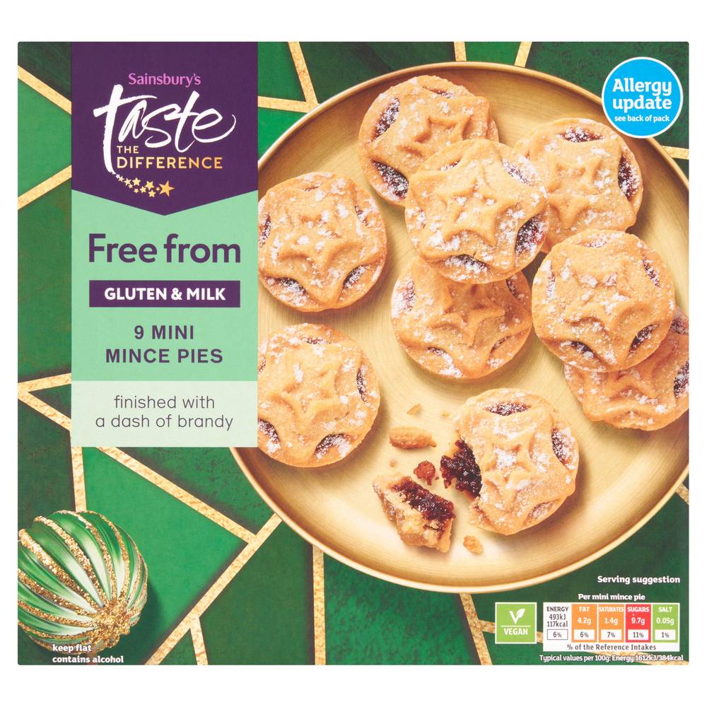 Sainsbury's Mini Mince Pies,  Taste the Difference x9 275g