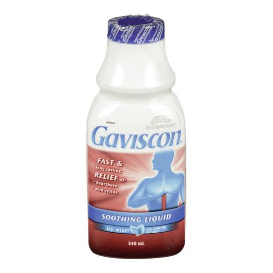 Gaviscon soothing liquid, icy mint - soothing liquid, icy mint (340 ml)