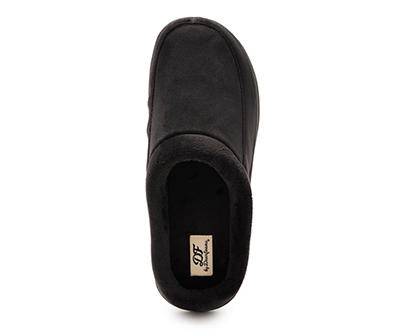 Dearfoams Velour Clog Slipper (l/black)