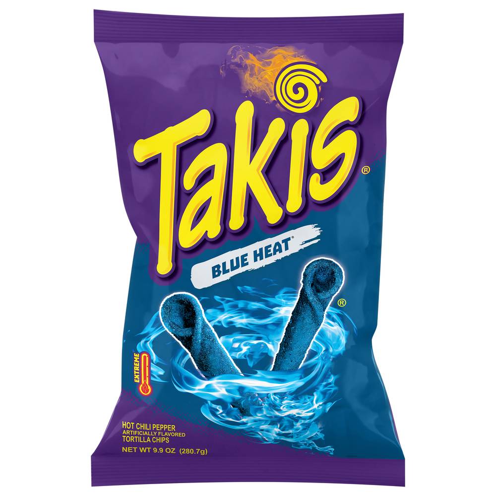 Takis Blue Heat Tortilla Chips (hot chili pepper)