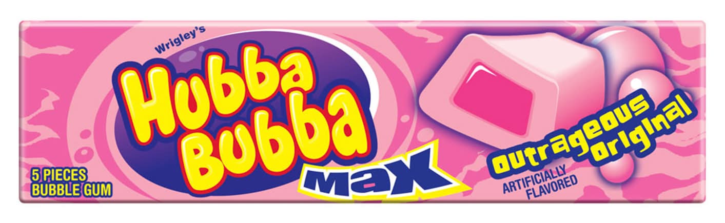 Hubba Bubba · Max chicles - Outrageous Original (5 un)