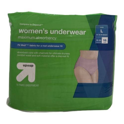 Up&Up Incontinence Underwear For Women Maximum Absorbency (large)