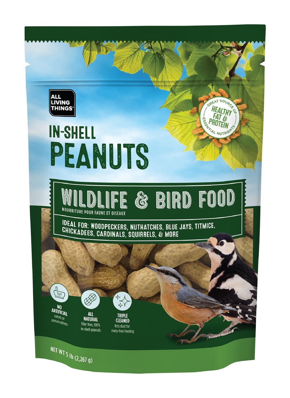 All Living Things® In-Shell Peanuts (Size: 5 Lb)